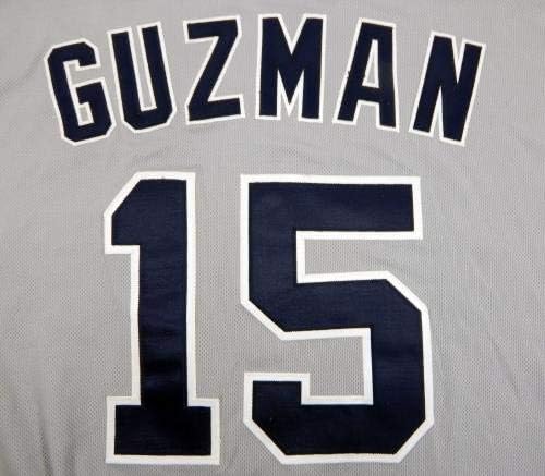San Diego Padres Jesus Guzman 15 Oyunu Gri Forma Çıkardı - Oyun MLB Formalarını Kullandı