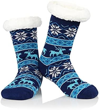 Bulanık çorap kadınlar için ev çorap kapalı kış sıcak kürklü çorap atletik çorap Noel için