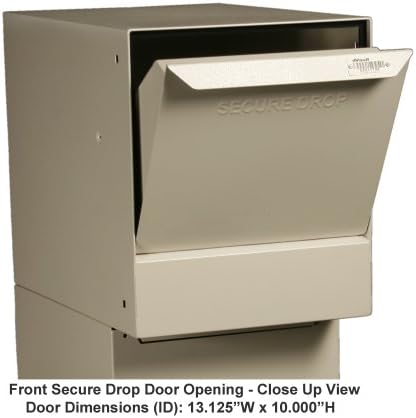 dVault Duvara Monte Paket Bırakma Artı DVWM0062SA Güvenli Kilitleme Posta/Paket Bırakma (Siyah)