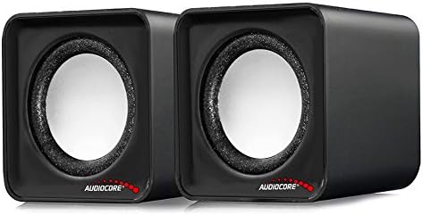 Audiocore AC870 Kompakt Stereo Hoparlör 2.0 ADET 2 x 3 Watt RMS (Siyah)