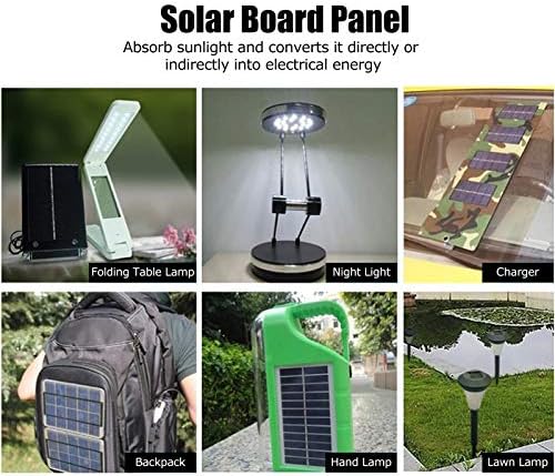 Güneş Kurulu Paneli, Küçük Ev Projeleri için Ev Aydınlatma DIY Projesi için 0.5 W 5.5 V Solar Şarj Kurulu