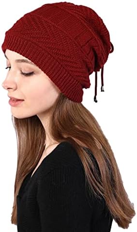 Frıdja kadın örme ısıtmalı şapka USB Elektrikli termal kış kafatası bere ipli Iki Amaçlı şapka ve Boyun koruyucu