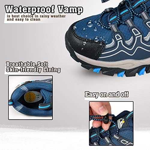UOVO Erkek Ayakkabı Erkek Sneakers Erkek Tenis koşu ayakkabıları Su Geçirmez yürüyüş ayakkabıları Çocuklar Atletik Açık Sneakers
