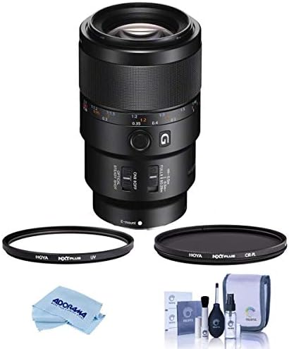 Sony FE 90mm f / 2.8 Makro G OSS Lens - Paket ile Hoya NXT Artı 62mm 10-Katmanlı HMC UV Filtre, Hoya 62mm NXT Dairesel Polarize