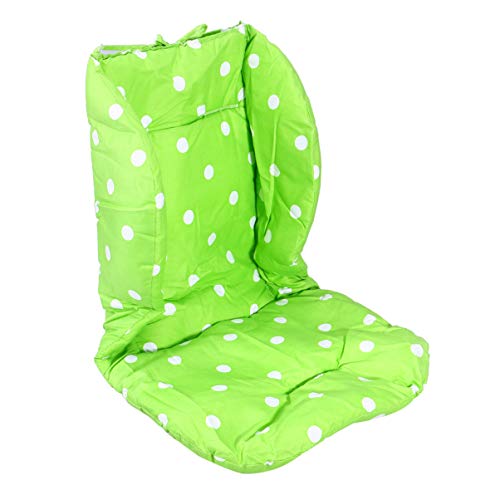 Toyvian Pamuk Arabası Ped Bebek koltuk minderi Dolgu Astar Pamuk koltuk pedi için Bebek Bebek Vücut Desteği (Yeşil)
