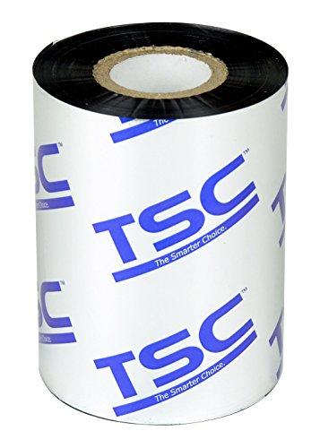 TSC 35-S130450-20CC Standart Balmumu/Reçine Şerit, 5.12 x 1476', 1 Çekirdek CSO için TTP-2610MT, TTP-368MT Termal Barkod Etiket