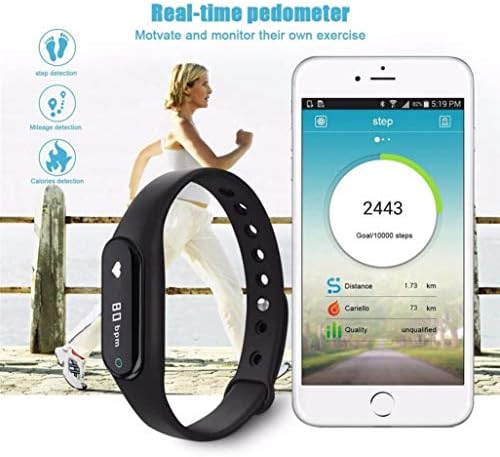 Akıllı saat Bilezik Bluetooth Bileklik için Spor Spor Izci, Kalp Hızı / Kalori / Uyku Tracker, Çağrı ve App Uyarısı, Fotoğraf