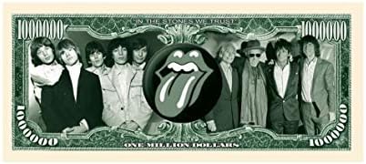 Amerikan Sanat Klasikleri 5 Fatura Paketi-Rolling Stones 50. Yıldönümü Milyon Dolarlık Banknot-Dünyanın En Büyük Rock Grubunun