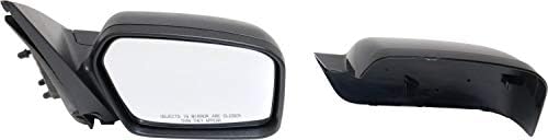 Garaj - Pro Ayna İçin Uyumlu 2006-2010 Ford Fusion Mercury Milan Sağ Yolcu Güç Cam İle 1 Boyanabilir ve Dokulu Siyah Kap
