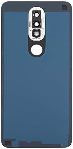 PANTAOHUAUS Pil arka kapak için Kamera Lens ile Nokia X6 (2018) / 6.1 Artı TA - 1099 TA-1103 (Renk: Mavi)