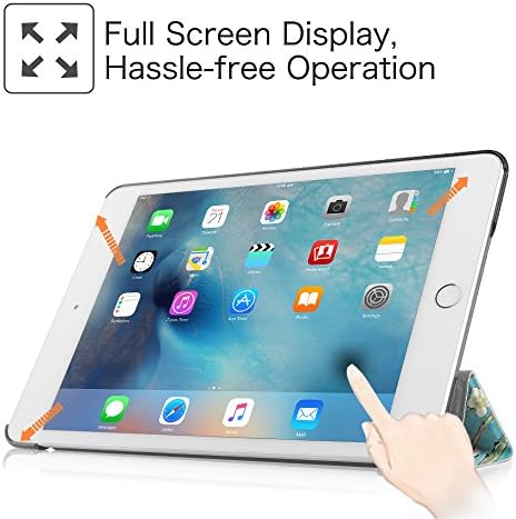Fintie ipad kılıfı Mini 4-Slimshell Hafif Akıllı Standı koruyucu kapak ile Otomatik Uyku / Wake Özelliği için iPad Mini 4( 2015