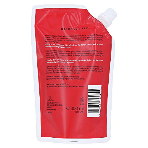 Speick Doğal Sıvı Sabun Dolum Paketi 300 ml 10.14 oz