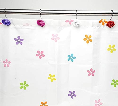 DLD Duş Perdesi Kanca, 12 Anti-Pas Dekoratif Reçine Kanca (5 Renk Mevcuttur) için Banyo, Bebek Odası, Yatak Odası, oturma Odası
