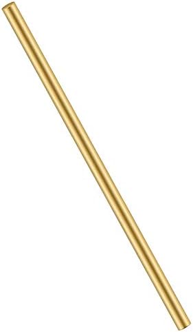 YUESFZ Bakır Çubuk Yuvarlak Katı Çubuklar Bar Torna Stok Işleme için uygun Uzunluk: 20 cm/ 7.9 inç Pirinç Çubuk (Boyut: Çap: