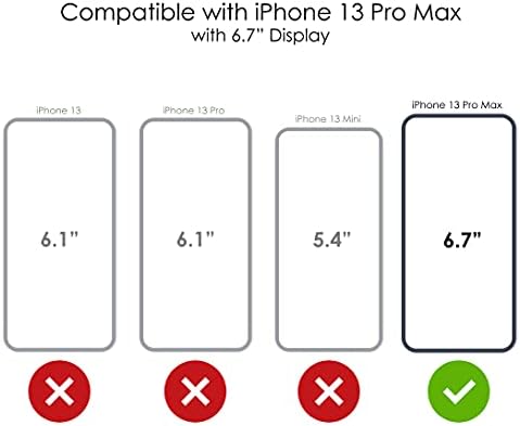 Distinctİnk Clear Shockproof Hybrid Case for iPhone 13 Pro MAX (6.7 Ekran) - TPU Tampon, Akrilik Sırt, Temperli Cam Ekran Koruyucu-Yaptığımı