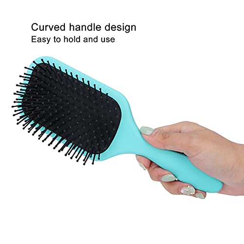 Saç Tarakları, Saç Fırçası Silikon Saç Çekme Azaltmak için Saç Modeli Tasarım Berber için Berber için Kuaför için (yeşil)