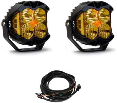 Baja Tasarımlar Çifti LP4 Pro LED Amber Sürüş / Combo ışık Kiti