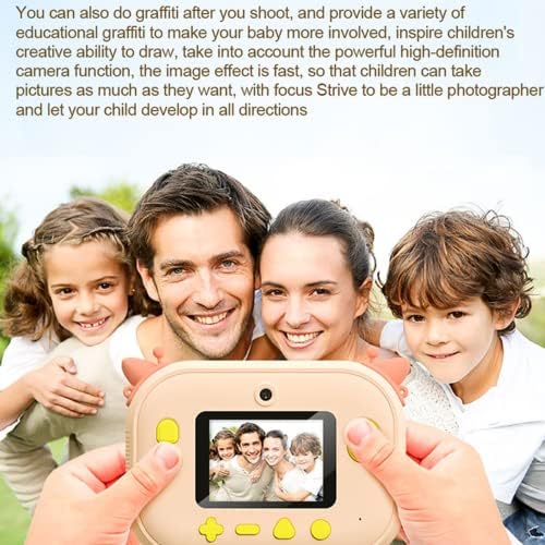Çocuk Kamera HD Anında Baskı Kamera Termal Fotoğraf Kağıdı ile Çocuklar için Film Kamera WiFi Oyuncaklar Kamera Doğum Günü Hediyeleri