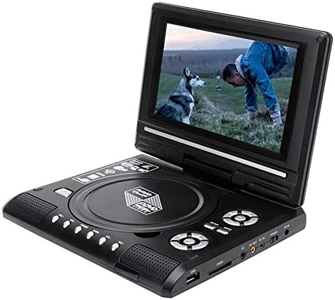 Taşınabilir DVD Oynatıcı, 9.8 İnç Ev Dijital HD Dönen Ekran Akıllı TV EVD DVD Oynatıcı Desteği USB FM Radyo Dahili şarj edilebilir