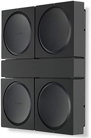 4 Sonos Amper FLXSAWX4WM1021 için Flexson Duvar Montajı-Siyah