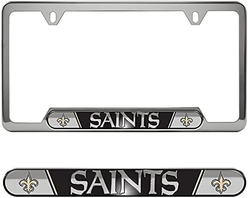 NFL-New Orleans Saints Kabartmalı Plaka Çerçevesi