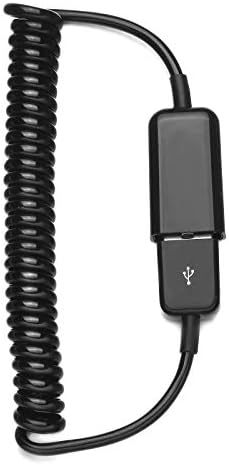 MXTECHNİC USB 2.0 Genişleme Yayı Sarmal Kablo 4in Standart Spiral Esnek Aktif Uzatma USB 2.0 A-Erkek A-Dişi İşlemciler Yazıcılar,