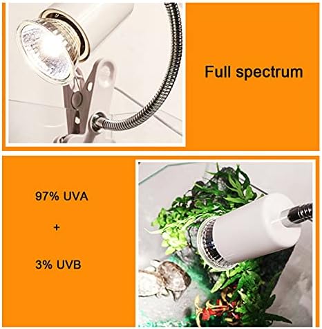 75 W/50 W/25 W UVA + UVB 3.0 sürüngen lamba kaplumbağa kaplumbağa Pet Basking UV ampuller ısıtma lambası amfibiler sıcaklık kontrolü
