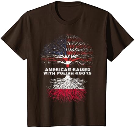 Amerikan Polonya Kökleri ile Büyüdü Polonya T-Shirt