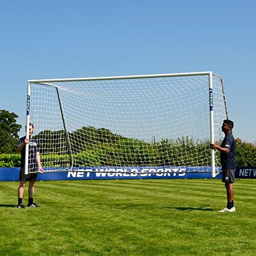 FORZA Alu60 Futbol Gol (12ft x 4ft) (Tek veya Çift) – Süper Güçlü Alüminyum Futbol Gol Mini Futbol için Mükemmel [Net Dünya Spor]