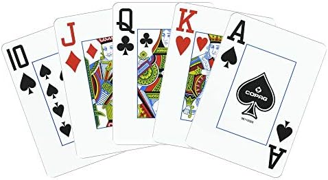 Copag 1546 Tasarım 100 % Plastik Iskambil Kartları, Poker Boyutu Jumbo Endeksi Mor / Gri Çift Güverte Seti