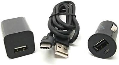 İnce Seyahat Araba ve Duvar şarj Kiti Samsung SM-T870 ile çalışır USB Tip-C Kablo içerir! (1.2A5. 5W)