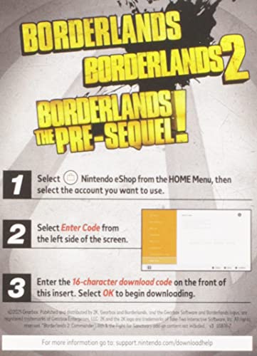 Borderlands'ın Efsanevi Kodu Kutuda-Nintendo Switch