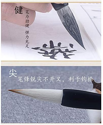 Tianjintang El Yapımı Çin Kaligrafi Uygulama Mürekkep Boyama Bambu Fırça Acemi için (Jiu Cheng Gong 九成宮-S)