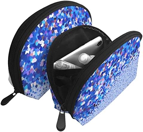 Koyu Mavi Moda Kozmetik Çantaları Taşınabilir Çanta Debriyaj Kılıfı Güzellik Durumda seti Kadın Erkek Seyahat fermuarlı çanta