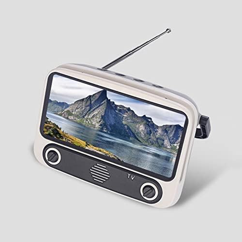 KGJQ Cep Telefonu Tutucu Standı Telefon Tutucu TV Şekli Bluetooth Uyumlu Kablosuz Hoparlör Taşınabilir Cep Telefonu Standı Kartlı