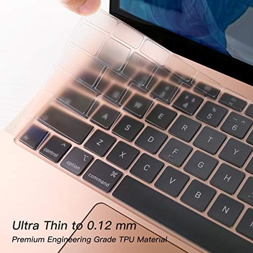 3 in 1 MacBook Hava 13 Klavye Kapak A2179, Anti-Scratch 2020 MacBook Hava A2337 M1 A2179 TrackPad Koruyucu Cilt, toz Fişler için
