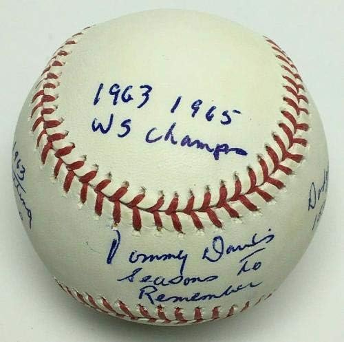 Tommy Davis, Major League BaseballSeason To Remember +4 PSA W40194'ü İmzaladı - NFL İmzalı Çeşitli Eşyalar