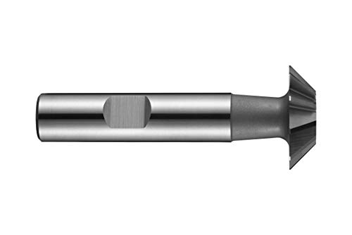 Dormer C83116. 0X45 Şaft Ters Kırlangıç Kesiciler, Parlak Kaplama, Kobalt Yüksek Hız Çeliği, 4 mm Fiş Pah, 16 mm Kafa Çapı, 60