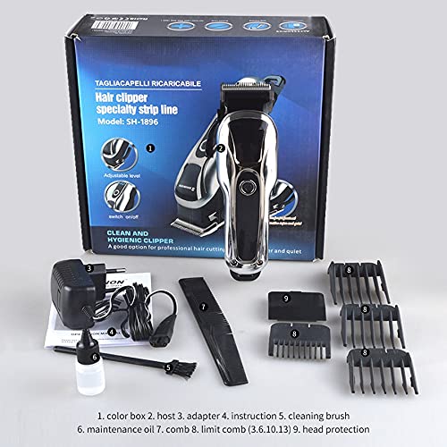 Saç Kesme Aracı, Elektrikli Saç Kesme Giyotin Profesyonel Tıraş Saç Kesme Makinesi Güçlü Kablosuz Sınırı Taraklar JJKY tarafından