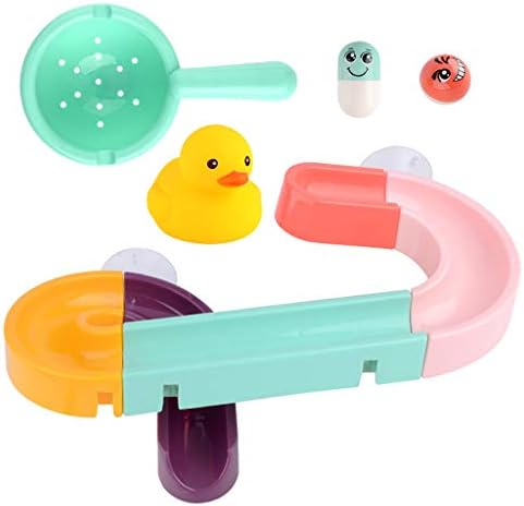 Muised DIY Slayt Kapalı Şelale Parça Küvet Oyuncaklar Toddlers 2-6 Yıl Yapı Parça Slayt Duş Su Oyunu banyo Oyuncakları Toddlers