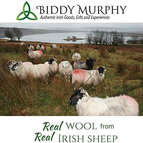 Biddy Murphy Queen Battaniye %100 Yumuşak Lambswool 90 Uzun x 109 Genişliğinde Geleneksel olarak Co'da Dokunmuştur. Kerry İrlanda