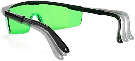 Yeşil Lazer Geliştirme Gözlükleri - Huepar GL01G Yeşil Hizalama, Çapraz ve Çoklu Çizgi ve Döner Lazerler için Ayarlanabilir Göz