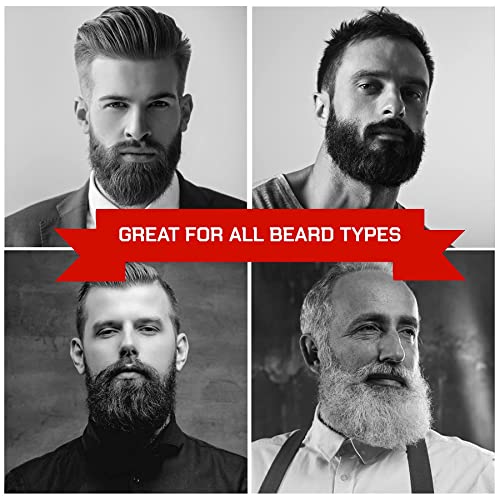 Erkekler için BFWood tarak sakal fırçası - Domuzu kıllar Fırça ve Sandal Ağacı Tarak Sakal ve Bıyık için
