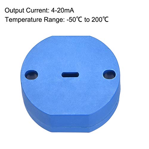 uxcell PT100 Sıcaklık Sensörü Vericisi 24V DC 4-20mA -50 ℃ ila 200℃