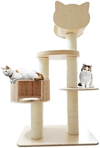 JTKDL Kedi Ağacı, Kediler için Uzun Boylu Kedi Ağacı Eğlence Bahçesi Mobilyaları