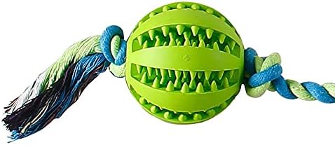 UXZDX Interaktif Köpek Çiğnemek Oyuncak Köpek Diş Temizleme Topu ıle Halat Oyuncak ıçin Küçük Büyük Köpek Kauçuk Esneklik Topu