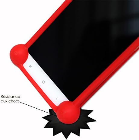 Darbeye dayanıklı silikon tampon kılıf Apple iPhone Xs Max kırmızı