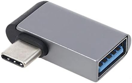 Metal 90 derece USB C USB 3.0 kadın OTG adaptör MacBook Hua-Wei Tablet için