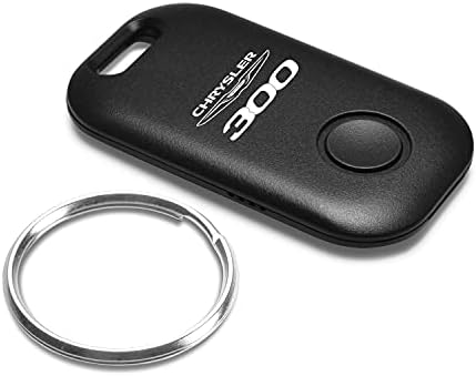 ıPick Görüntü Chrysler 300 Siyah Cep Telefonu ile Uyumlu Bluetooth Akıllı Izci Bulucu Anahtarlık için Araba Anahtarı, Evcil,