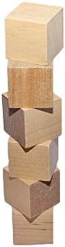 3/4 Ahşap Küpler ve Bloklar-Clayton's Wood Crafts (3600)